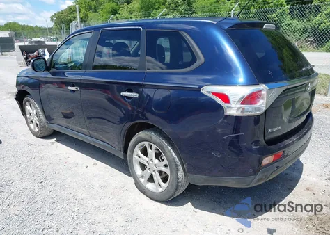 2014 Mitsubishi Outlander Se from USA, damaged, VIN JA4AZ3A38EZ003925